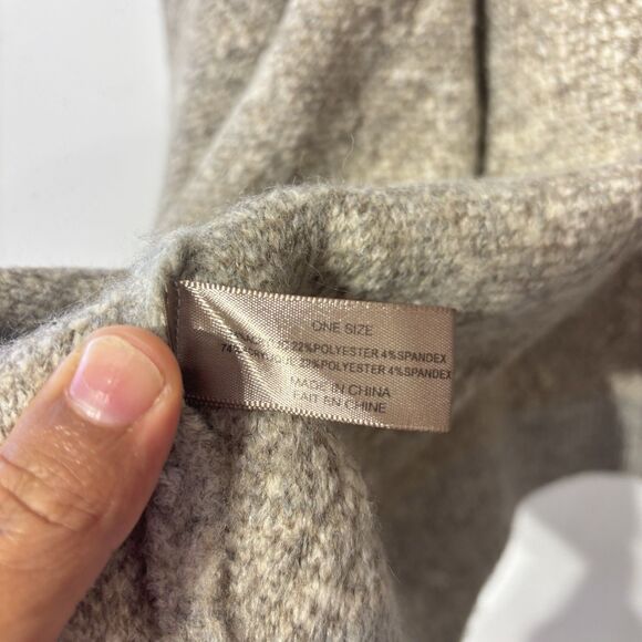 Anthropologie Akemi + Kin Leopard‎ Louise Cardigan Sweater One Size Gray Tan - Picture 6 of 7